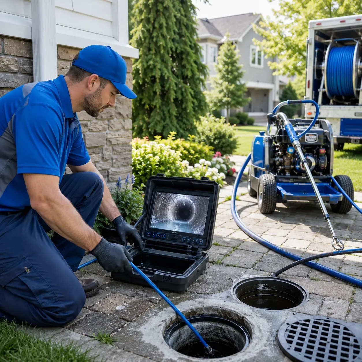 Outdoor drain cleaning professionals serving Sesser, IL
